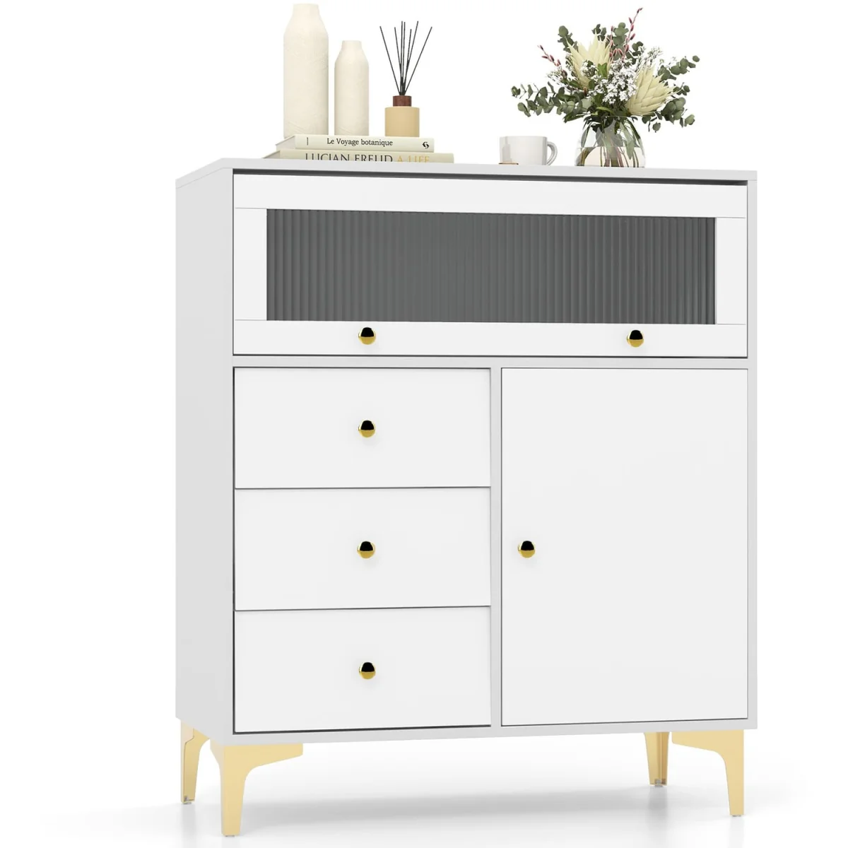 Multi-Drawer Bedroom Storage Chest - Grey – image 11