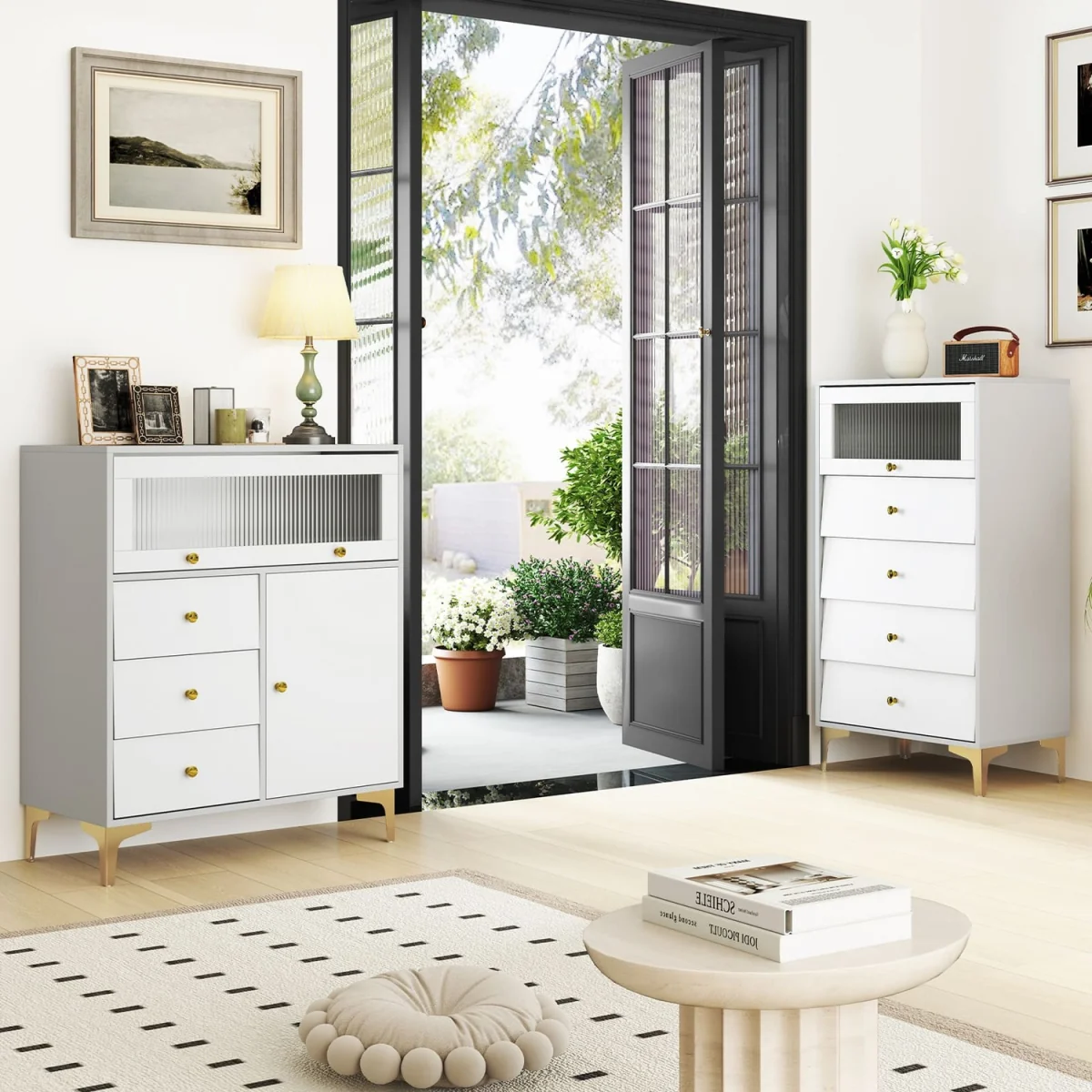 Multi-Drawer Bedroom Storage Chest - Grey – image 3