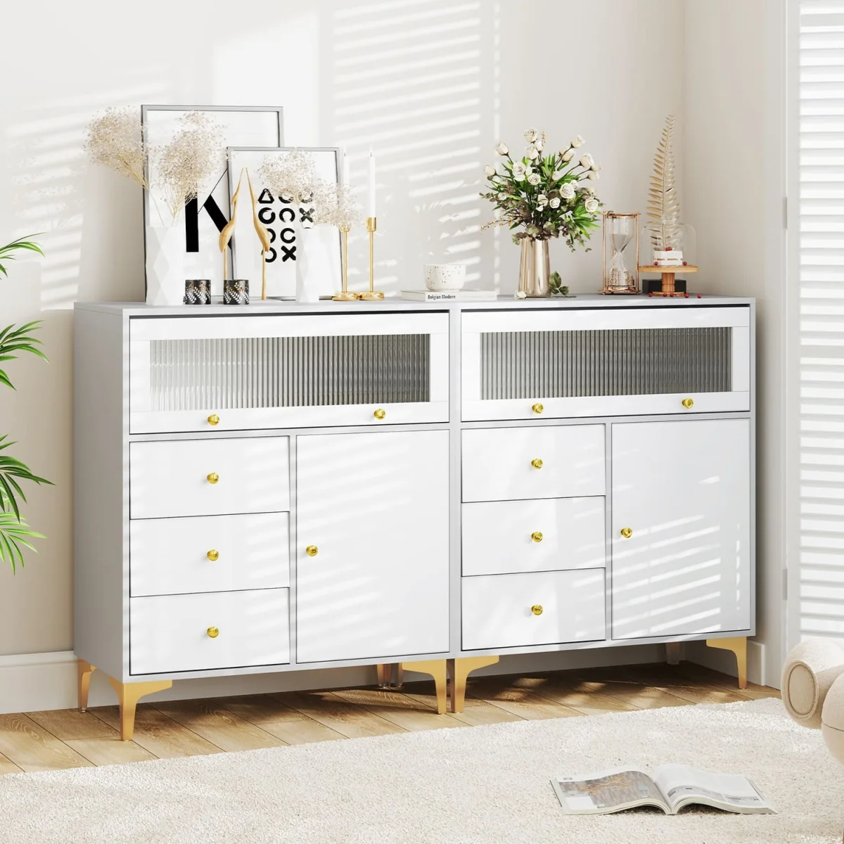 Multi-Drawer Bedroom Storage Chest - Grey – image 5