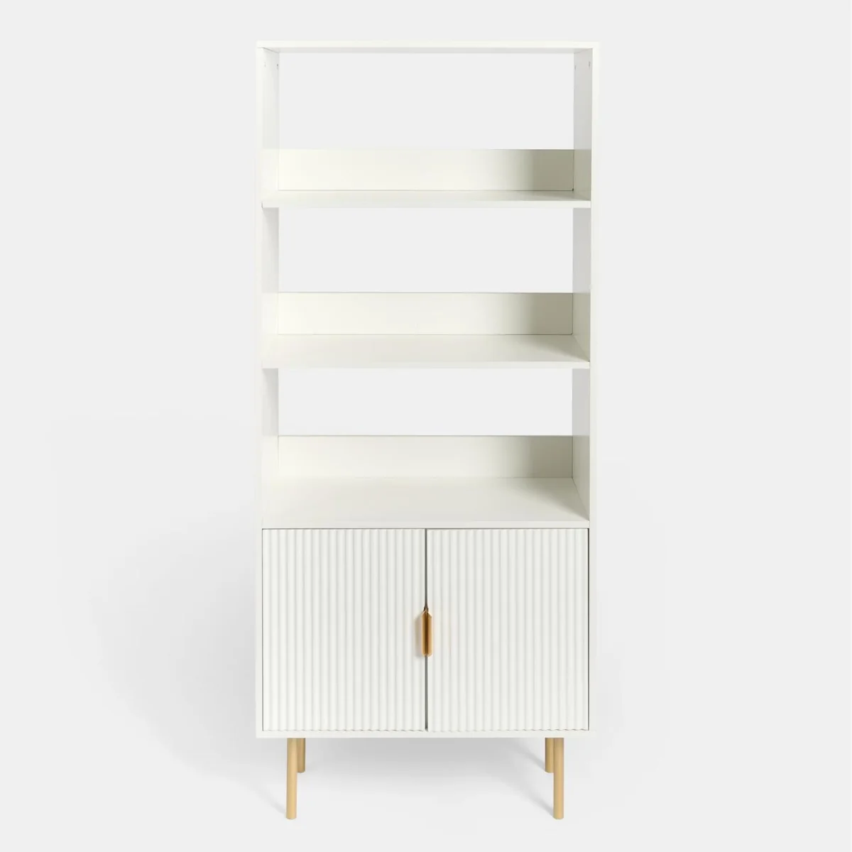 Ribbed Sideboard - White / 36cm – image 1