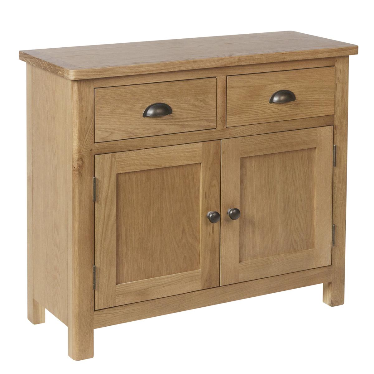 Cambridge 2 Drawer Sideboard - Rustic Oak – image 2