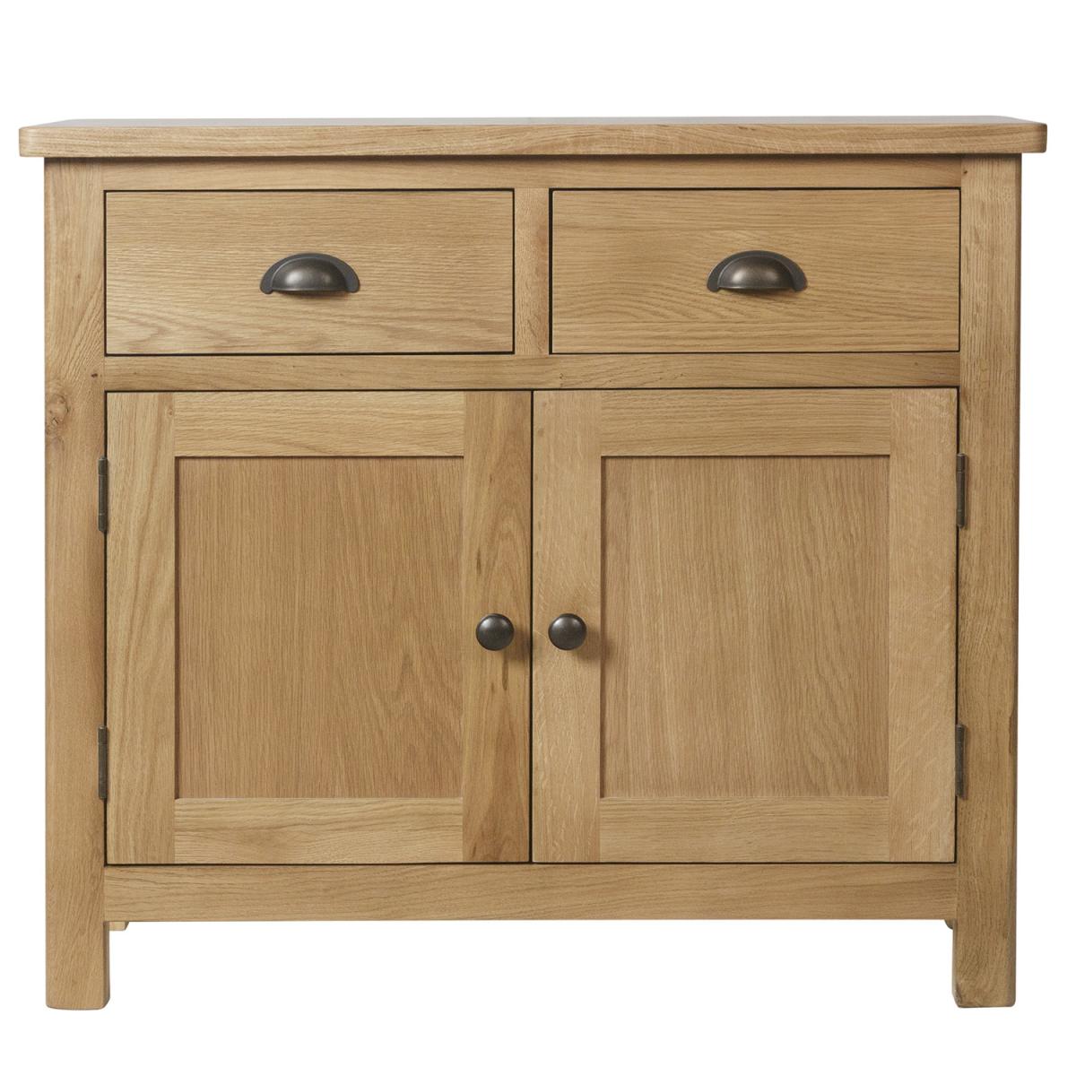 Cambridge 2 Drawer Sideboard - Rustic Oak – image 3