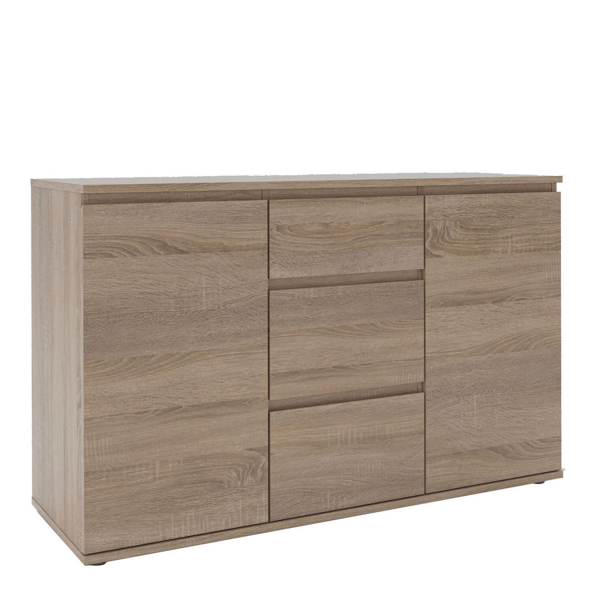 Nova 3-Drawer 2-Door Sideboard - Truffle Oak – image 2
