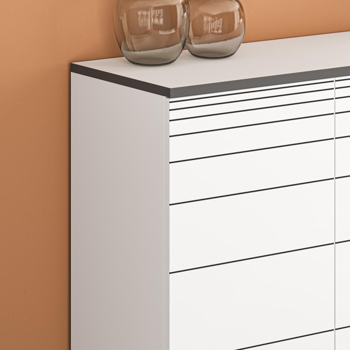 Arya Console Sideboard Display Unit White - White – image 3