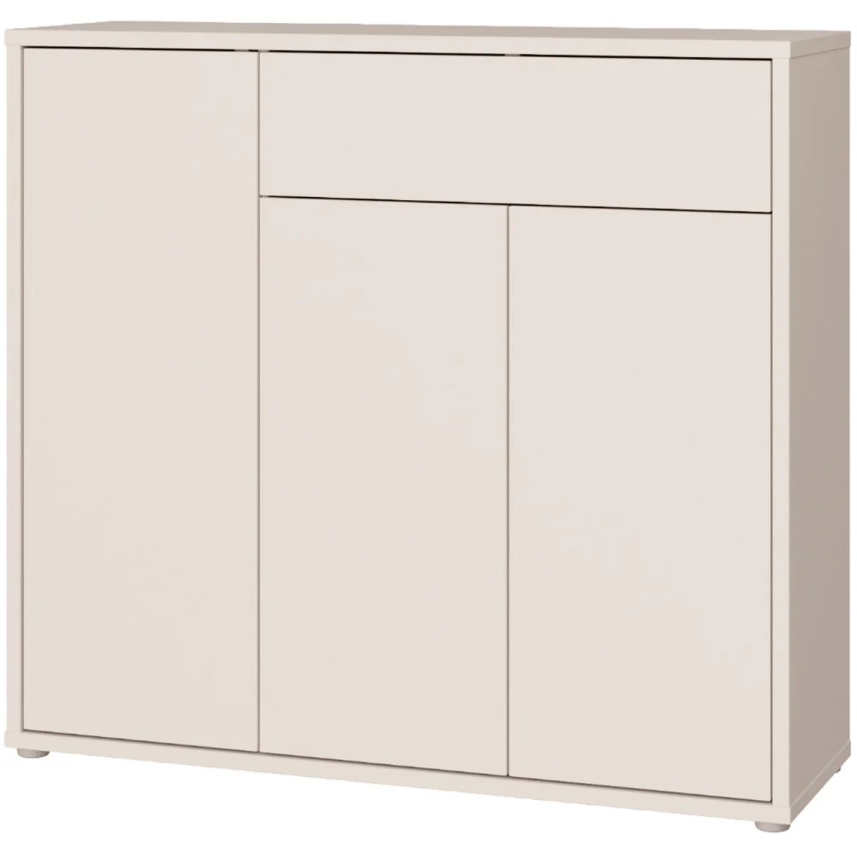 Alice Springs Sideboard with 3 Doors Push-Open & 1 Drawer Push-Open in Sand - Sand – image 3