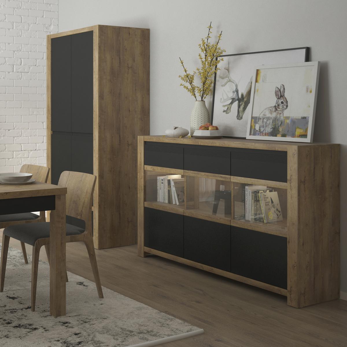 Jonas & James Mexico Three Door Sideboard - Lefkas Oak – image 3