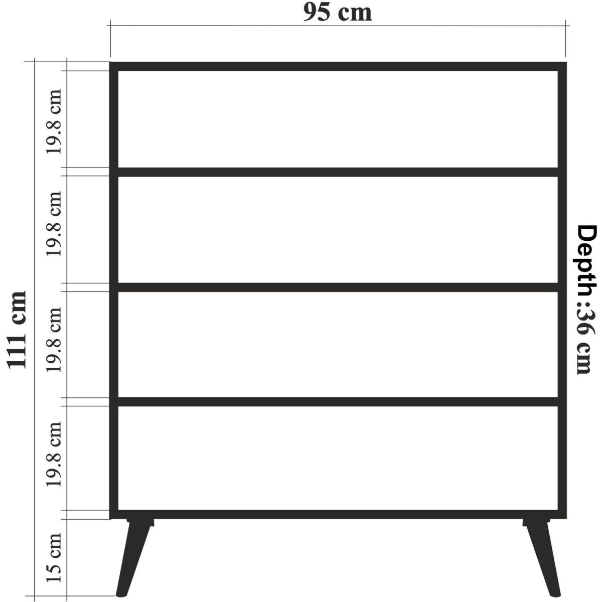 Moroccan Sideboard with Solid Wooden Legs - White – image 2