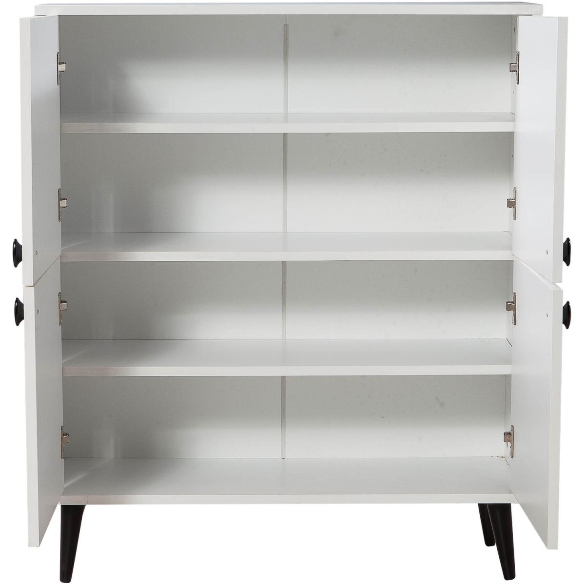 Moroccan Sideboard with Solid Wooden Legs - White – image 6