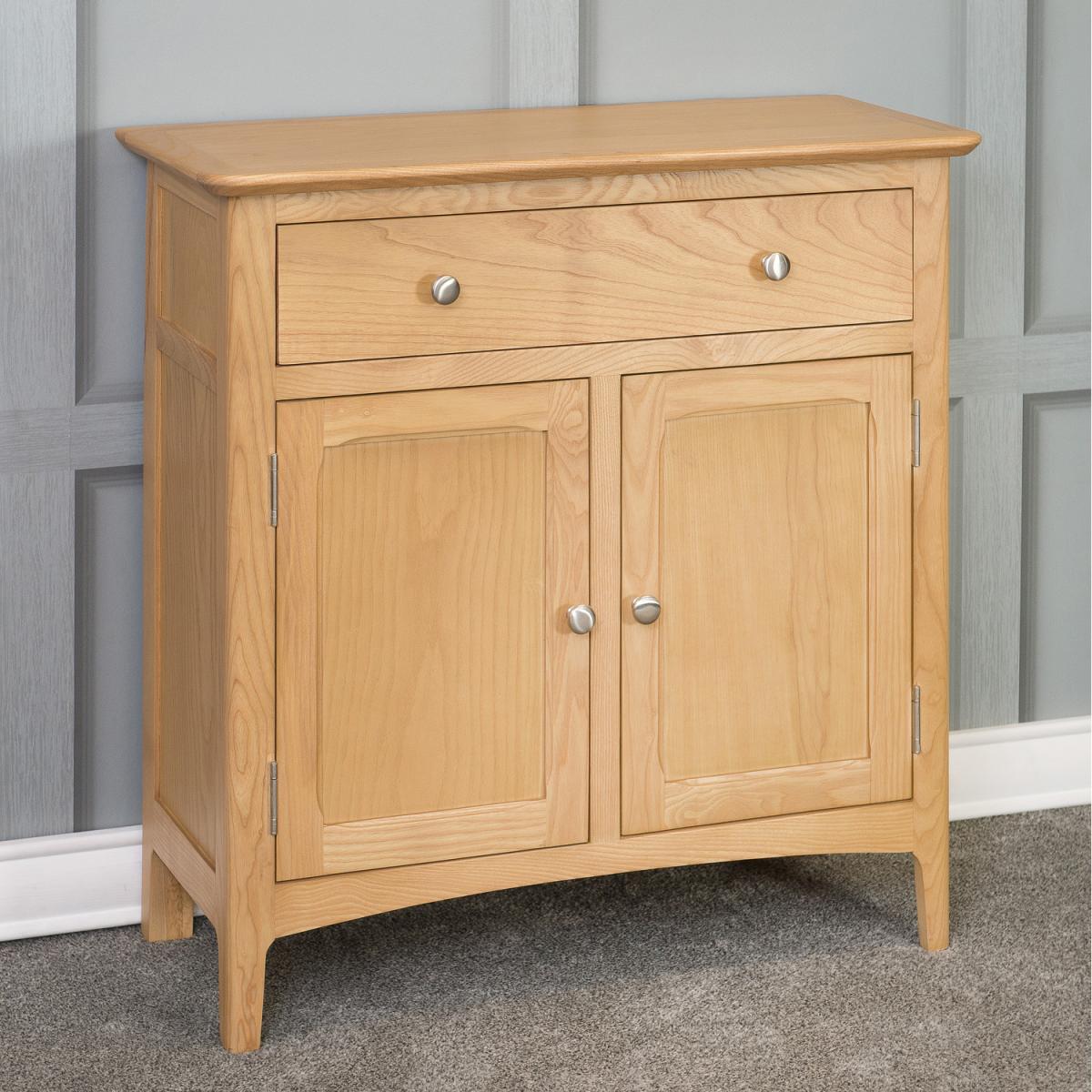 Small Sideboard With 1 Drawer and 2 Doors - Brown – image 3