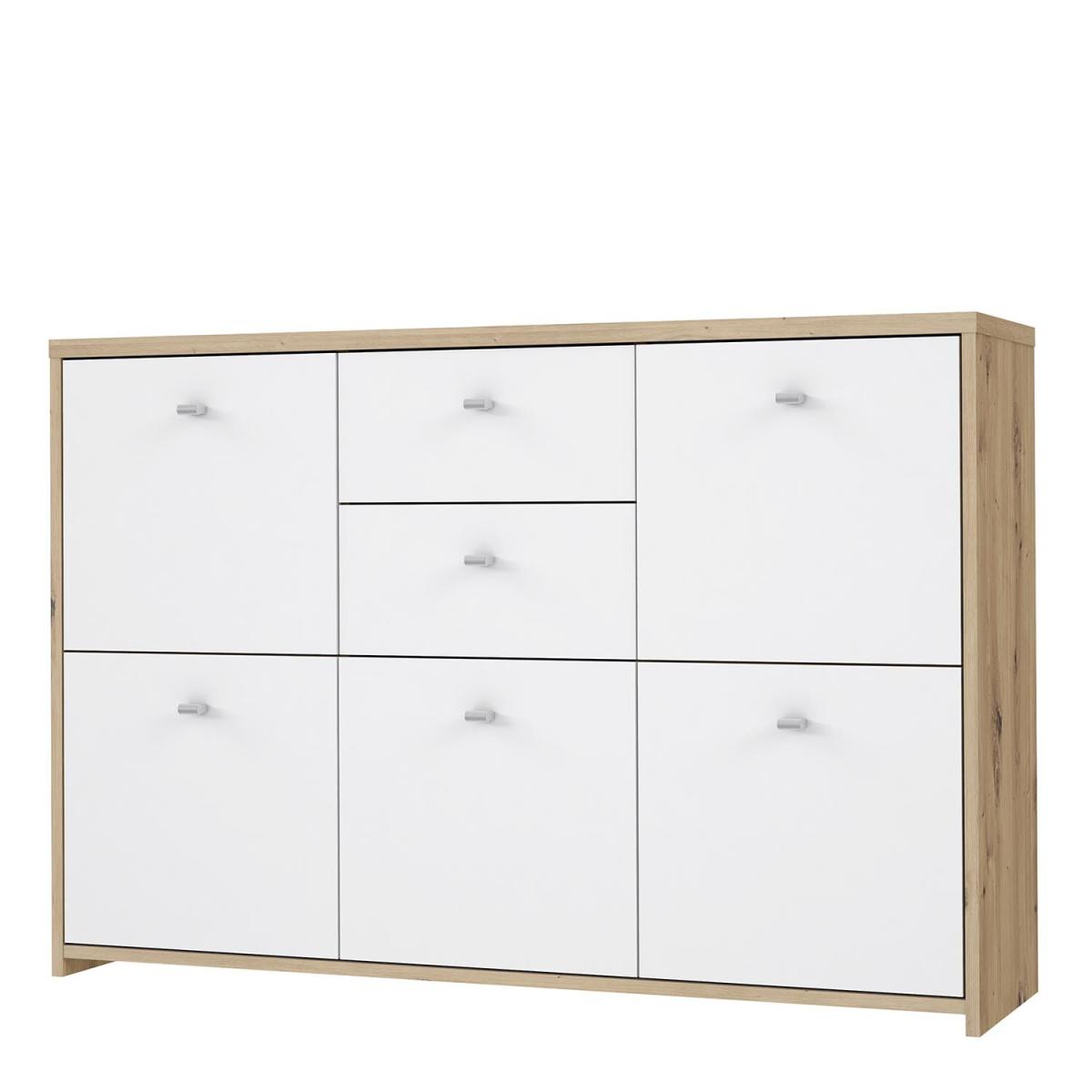 Best 2-Drawer 5-Door Storage Chest - White – image 3