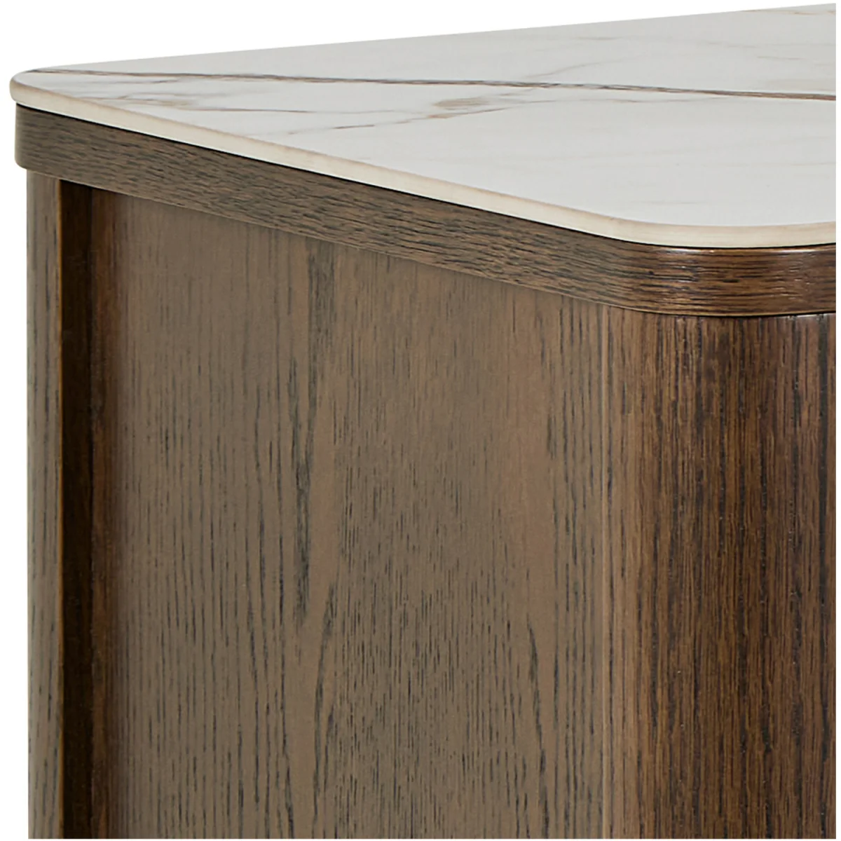 Southampton Sideboard With 2 Doors 2 Drawers and 2 Shelves in Cream Ceramic - Cream Ceramic – image 6