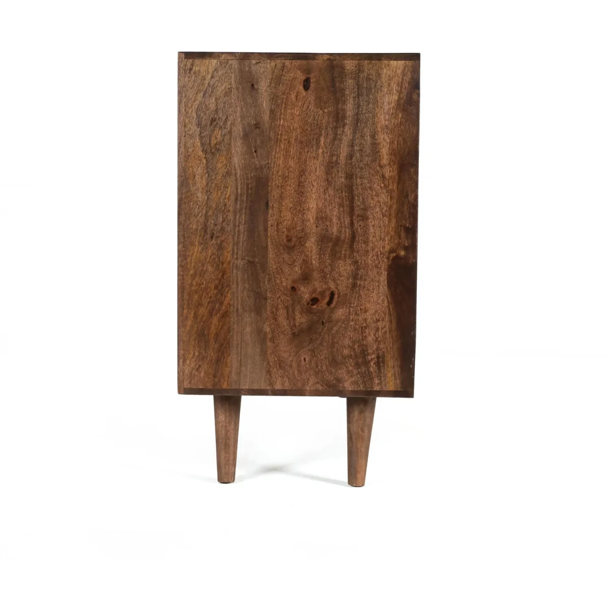 Solid Mango Wood Sideboard Cabinet - Dark Brown – image 6