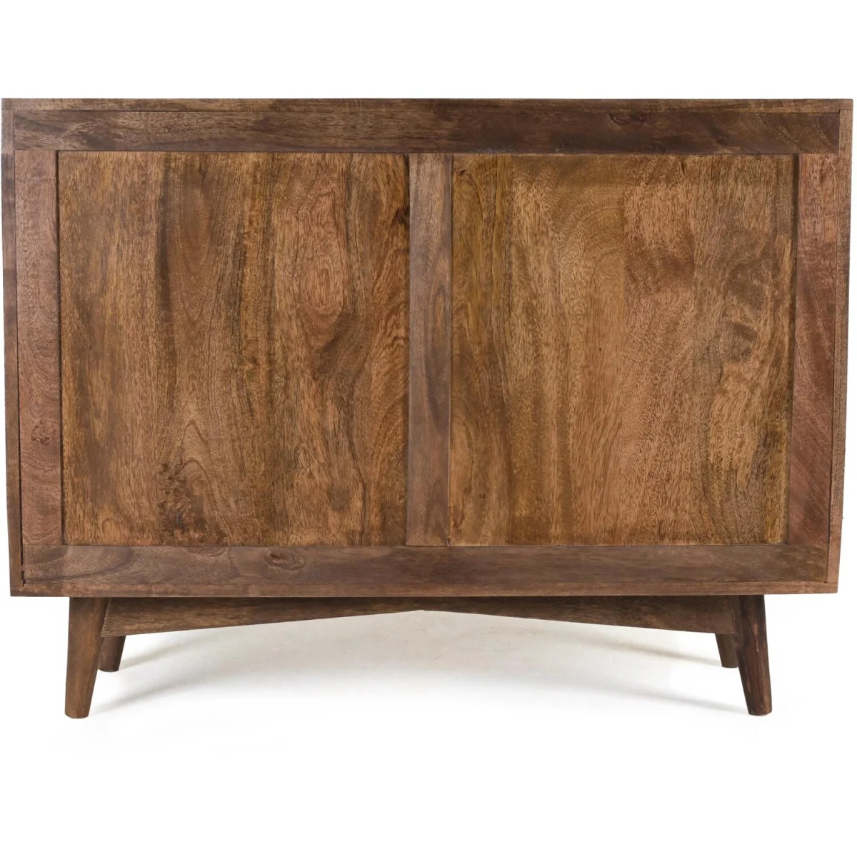 Solid Mango Wood Sideboard Cabinet - Dark Brown – image 7