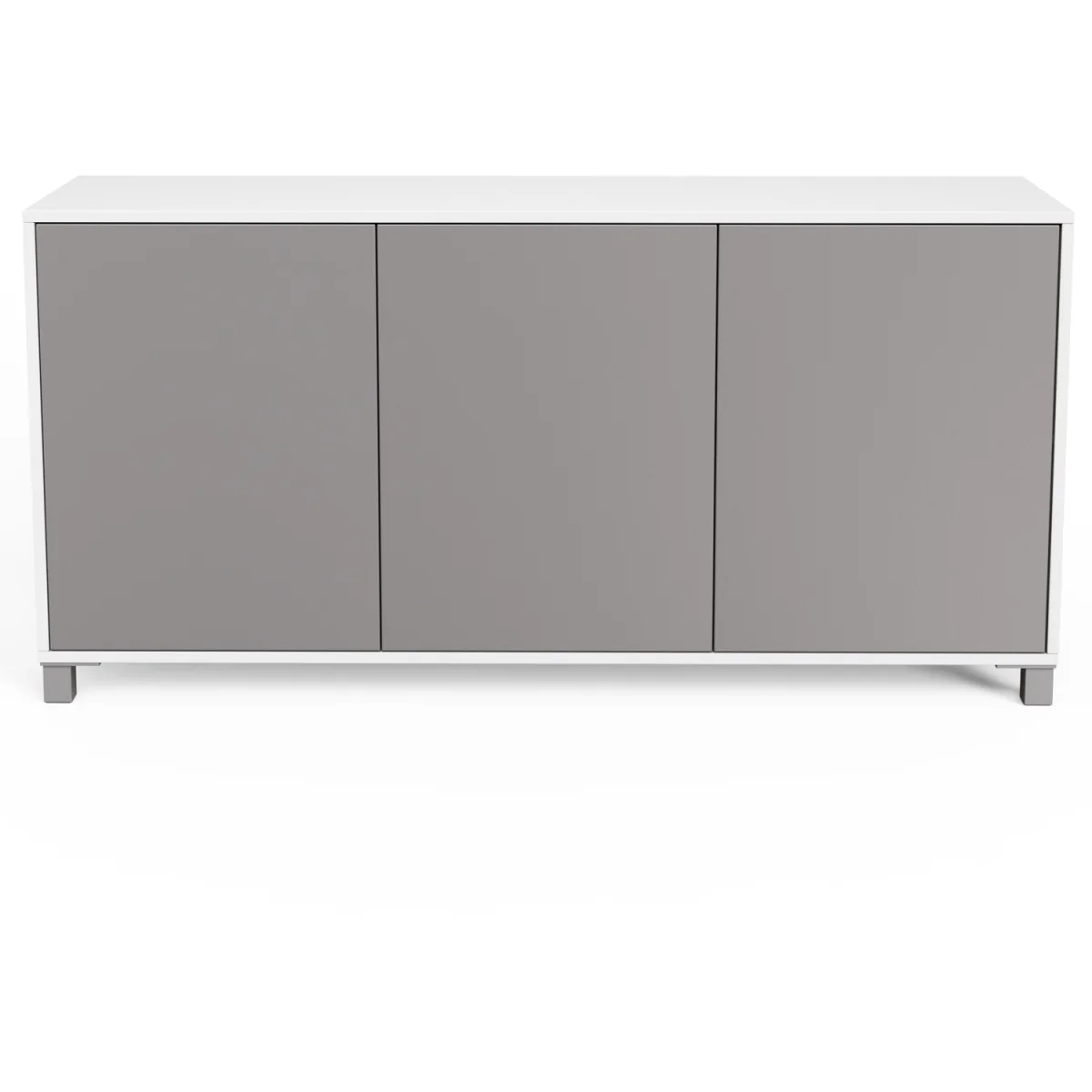 SMART Sideboard with Phone Charging & Mood Lighting - White/Grey – image 7