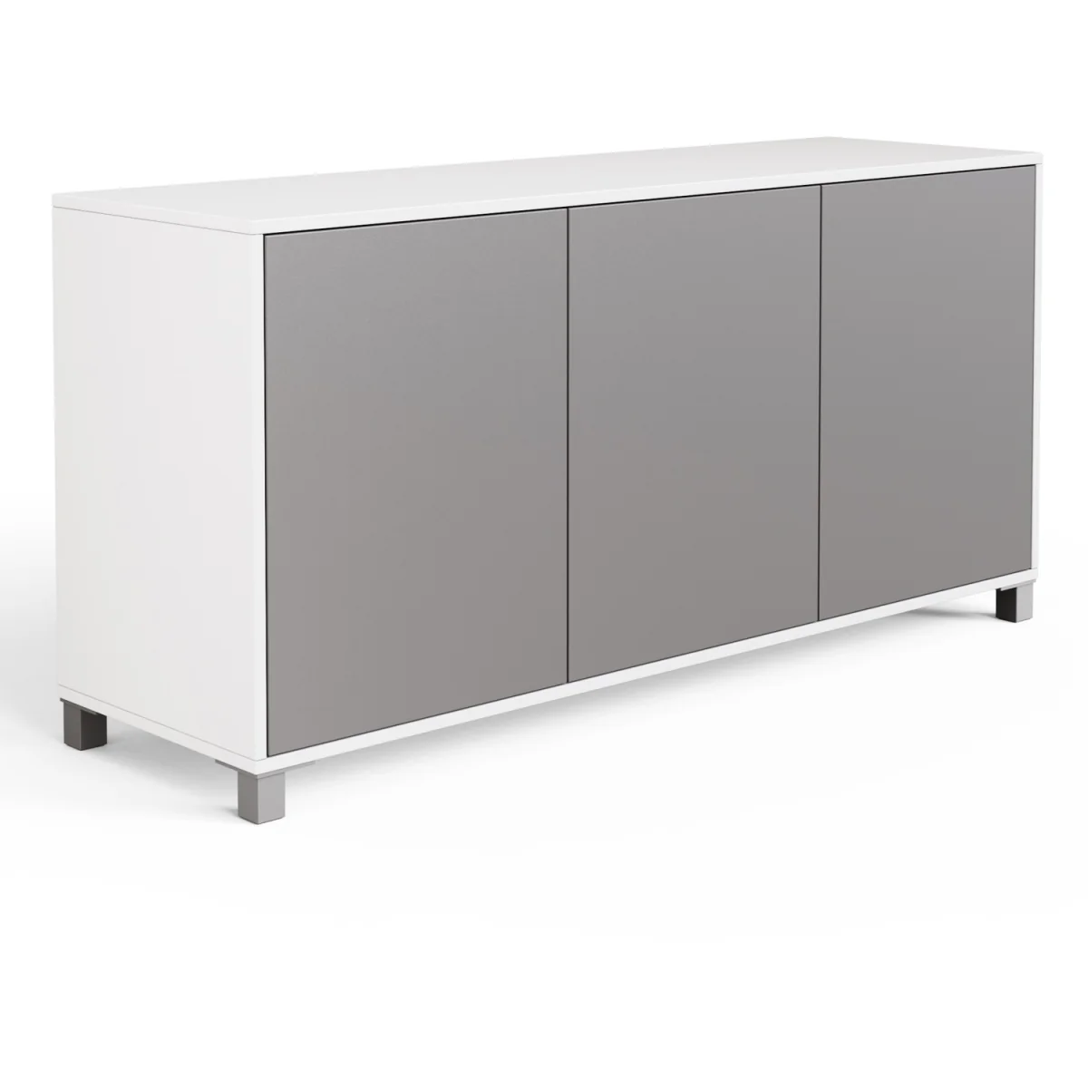 SMART Sideboard with Phone Charging & Mood Lighting - White/Grey – image 8