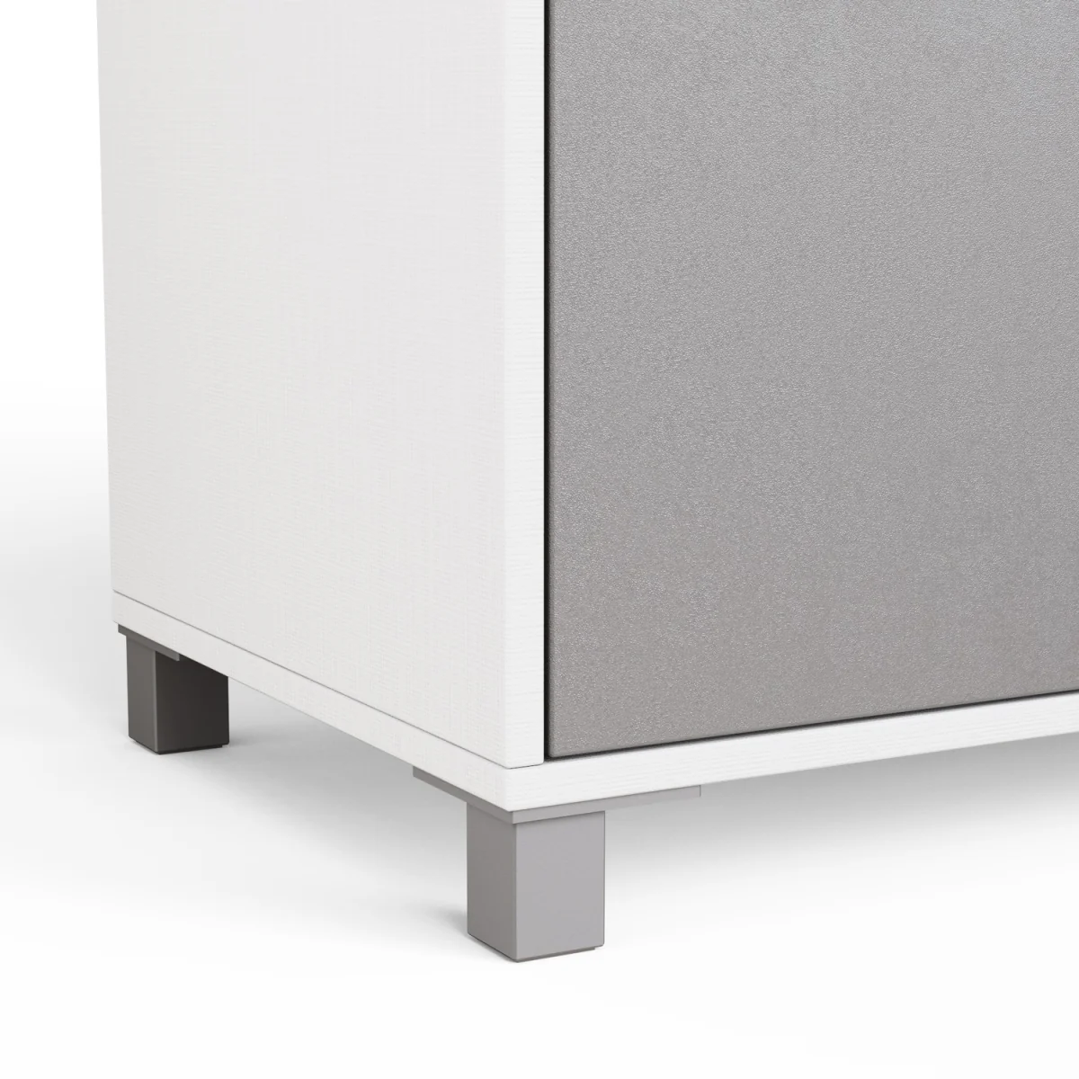 SMART Sideboard with Phone Charging & Mood Lighting - White/Grey – image 9