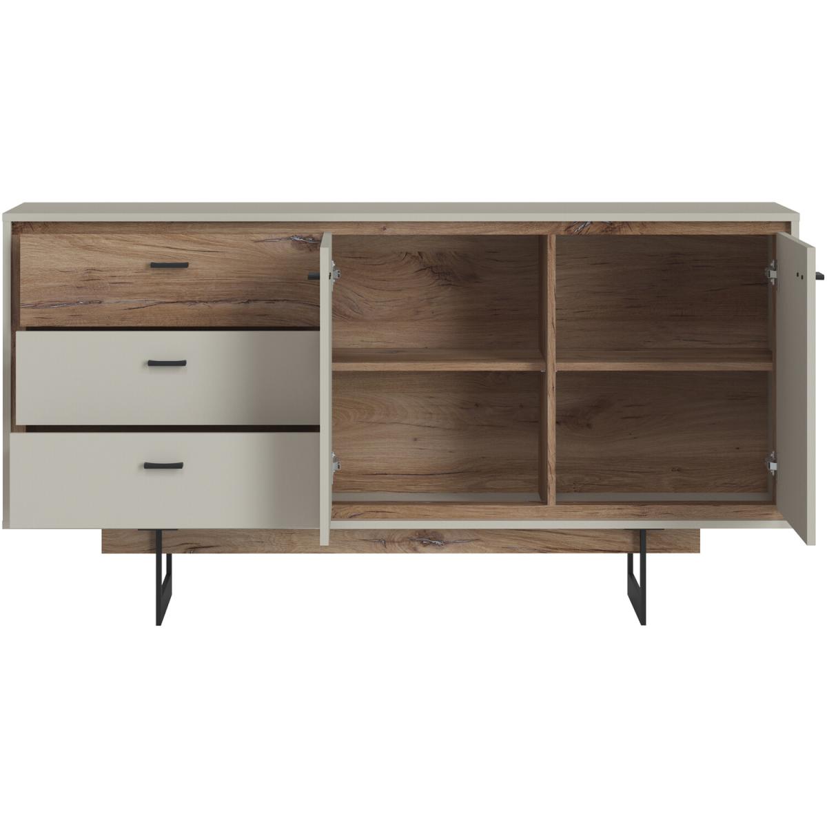Rivero 2-Door Sideboard - Okay & Grey – image 2