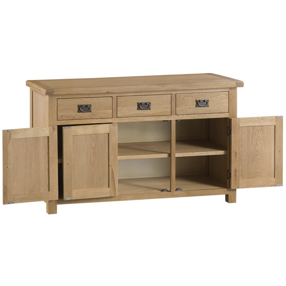 Gao-3Ds-3 Door Sideboard - Light Oak – image 6