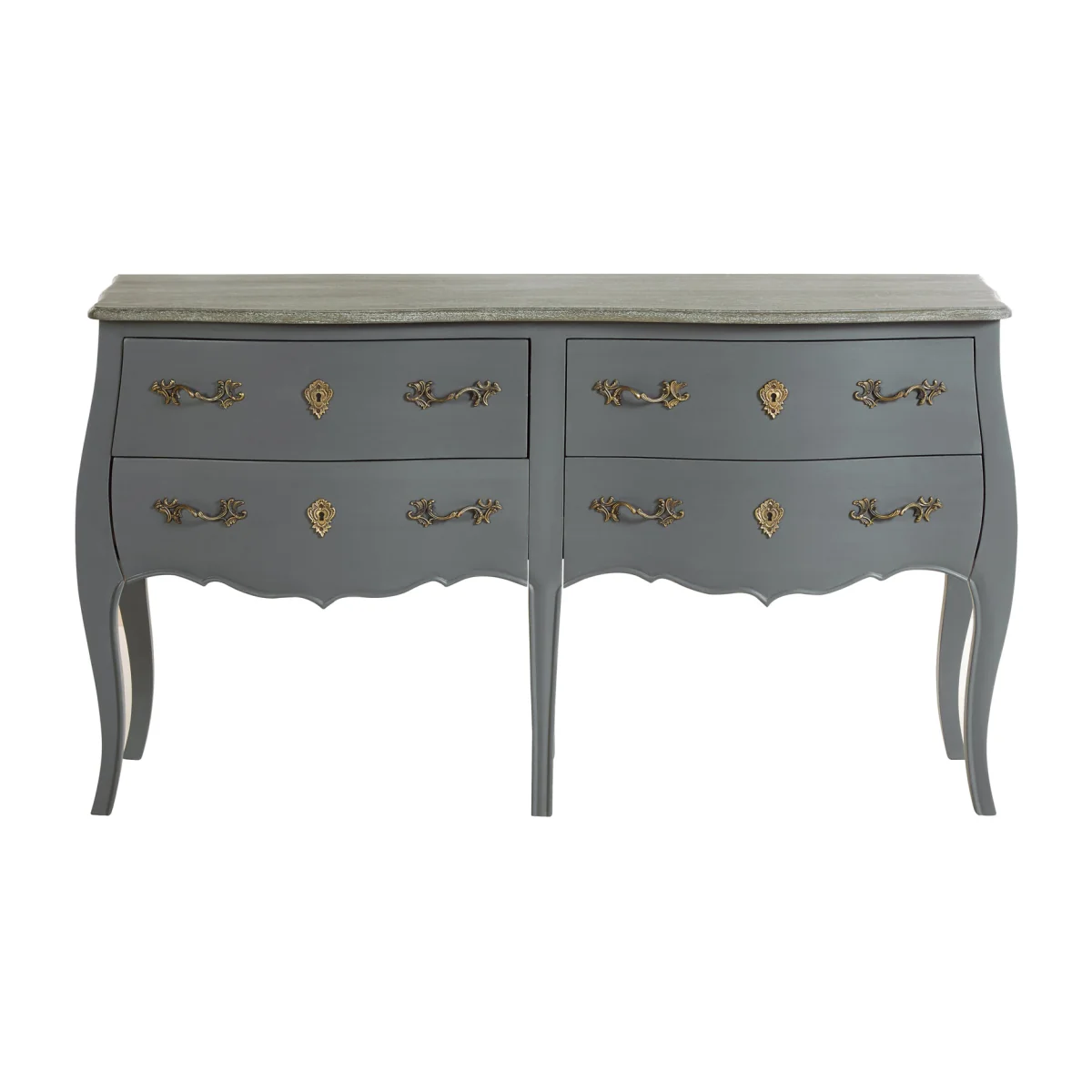 Loire Grey 4 Drawer Sideboard – image 1