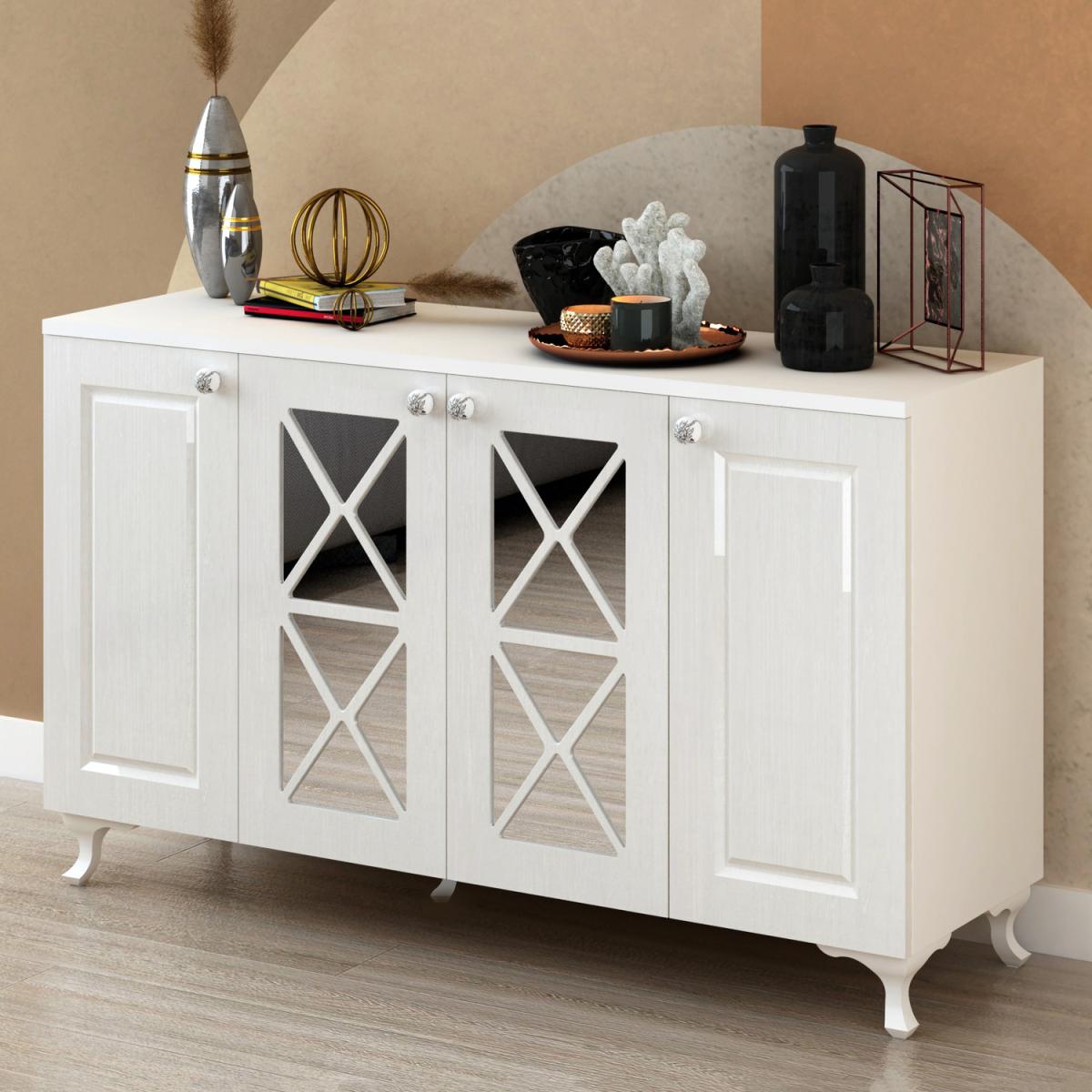 Espeyo White Sideboard - White – image 3