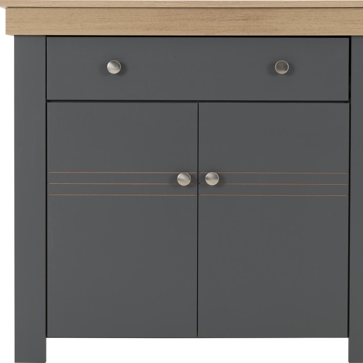 Montreal 2 Door Sideboard - Grey Oak Effect - Grey – image 2