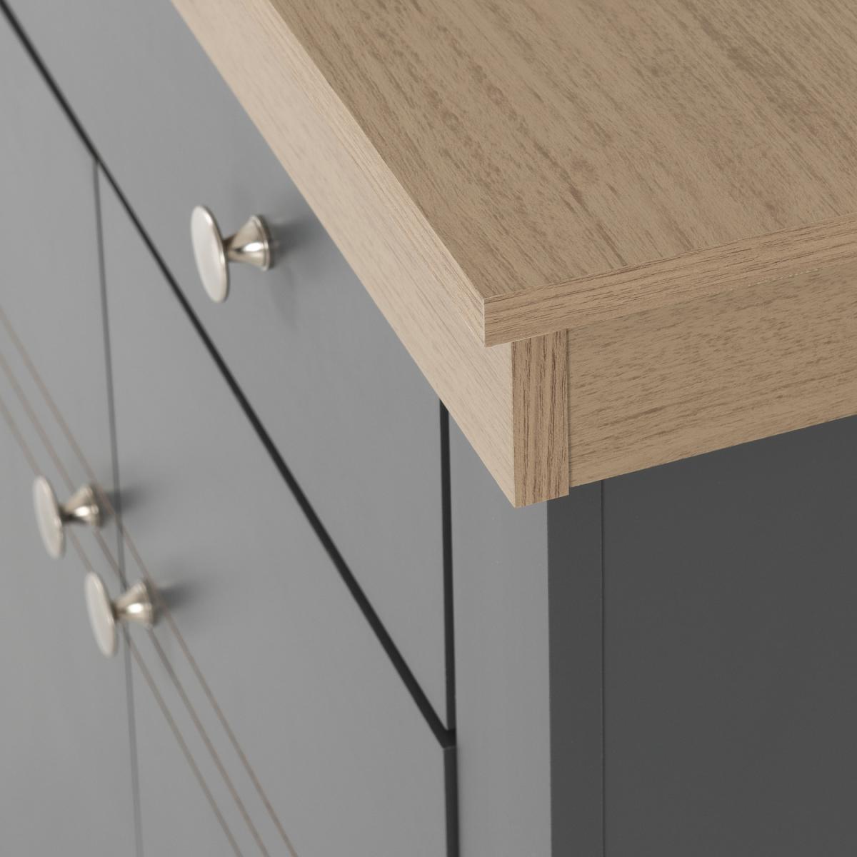 Montreal 2 Door Sideboard - Grey Oak Effect - Grey – image 4