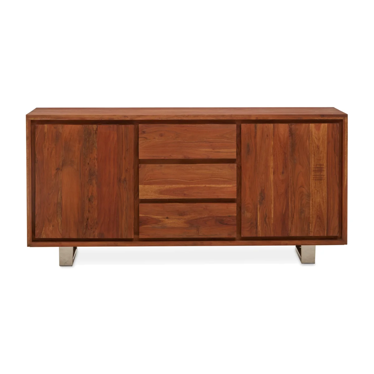 Simla Acacia Wood 2 Doors and 3 Drawers Sideboard – image 1