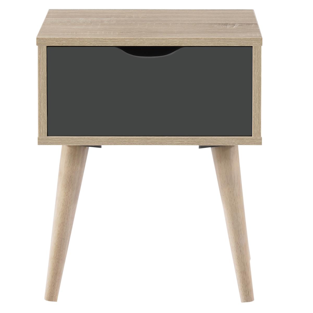 Alford One Drawer Lamp Table - Sonoma Oak & Grey – image 2