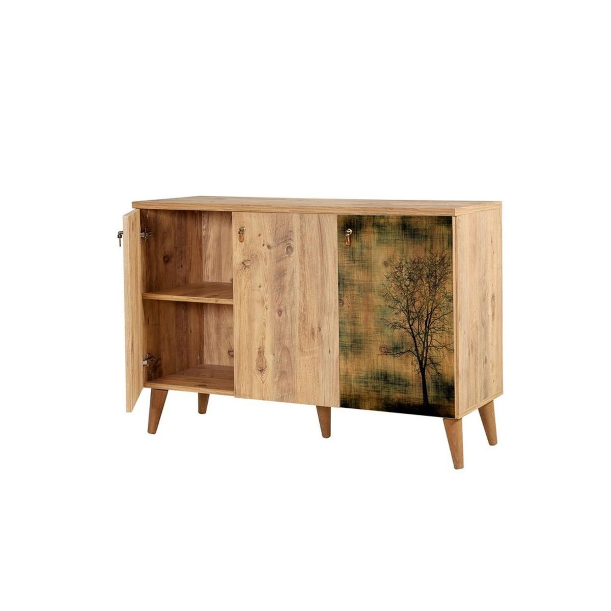 Motto Three Door Sideboard, Forest Night – image 2