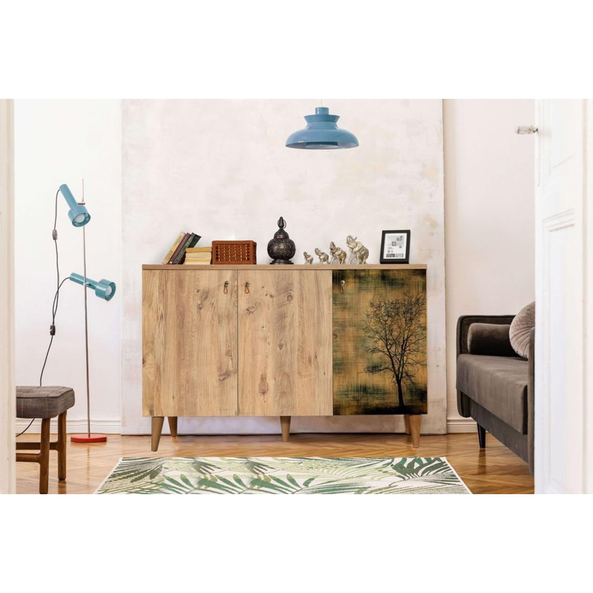 Motto Three Door Sideboard, Forest Night – image 3