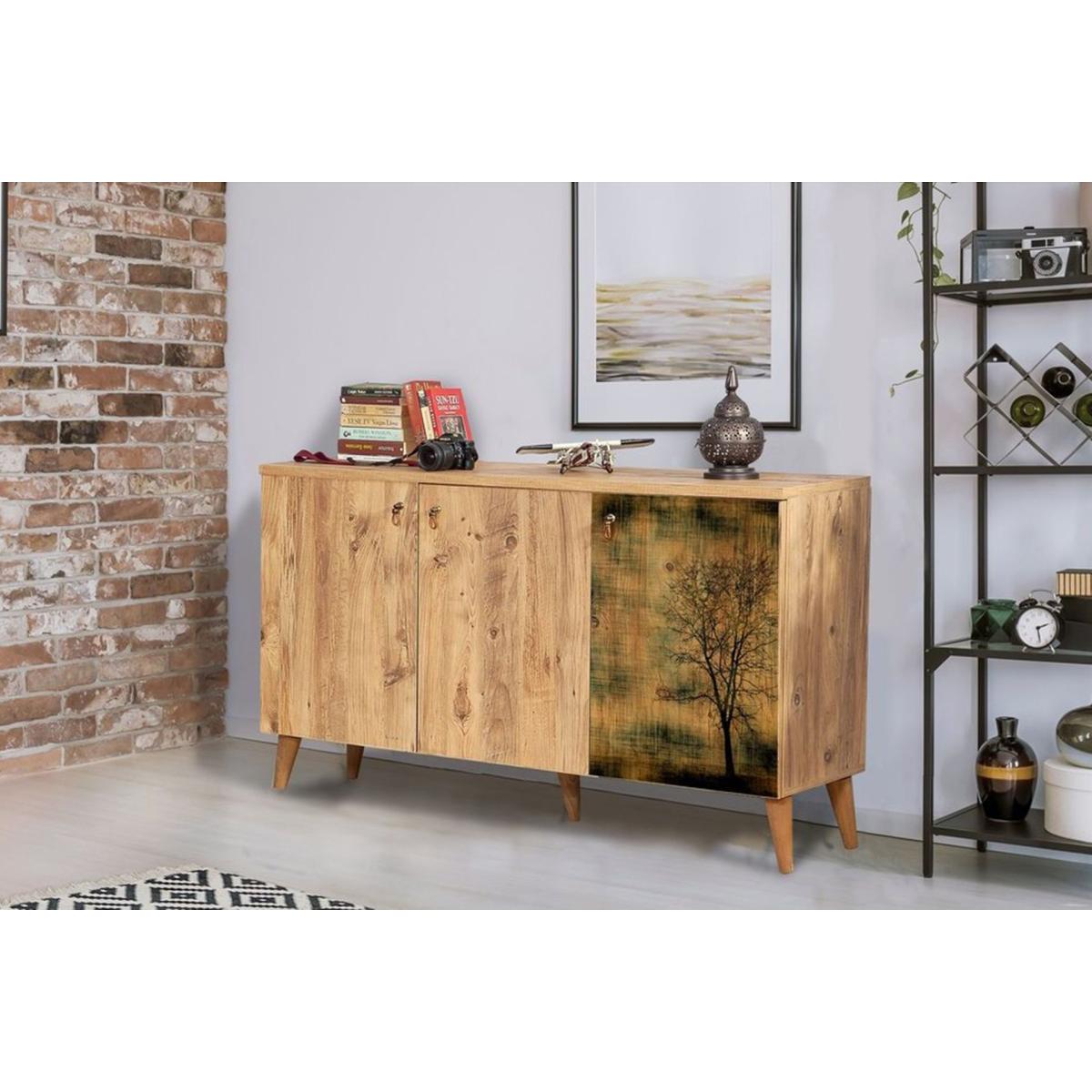 Motto Three Door Sideboard, Forest Night – image 4