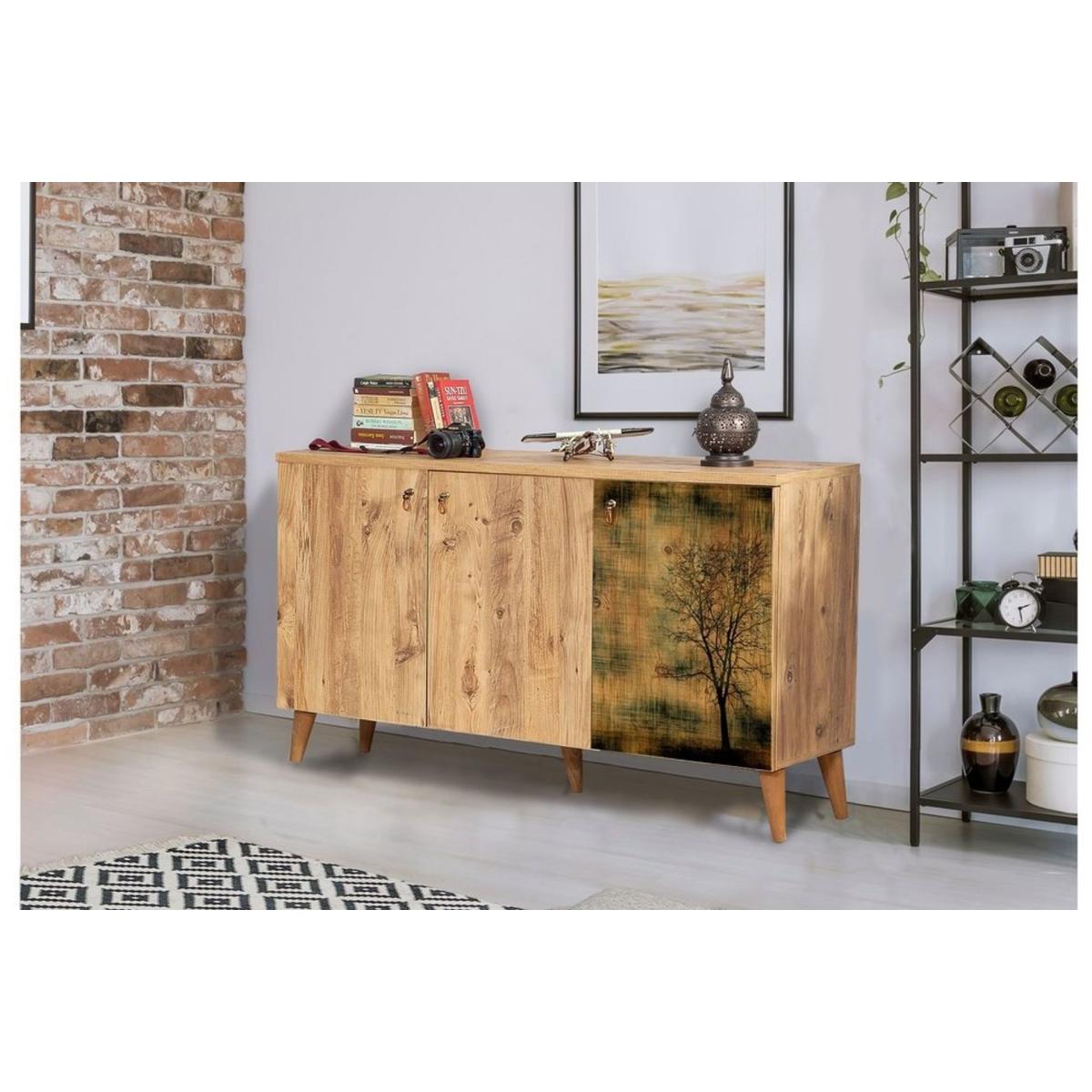 Motto Three Door Sideboard, Forest Night – image 6