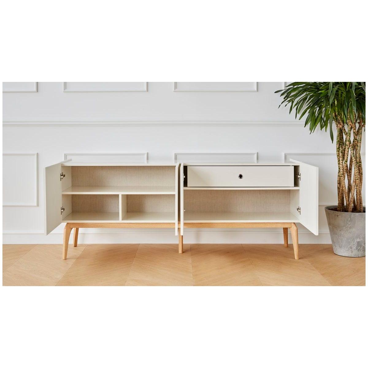 Clara Sideboard, Beige & Light Wood – image 3