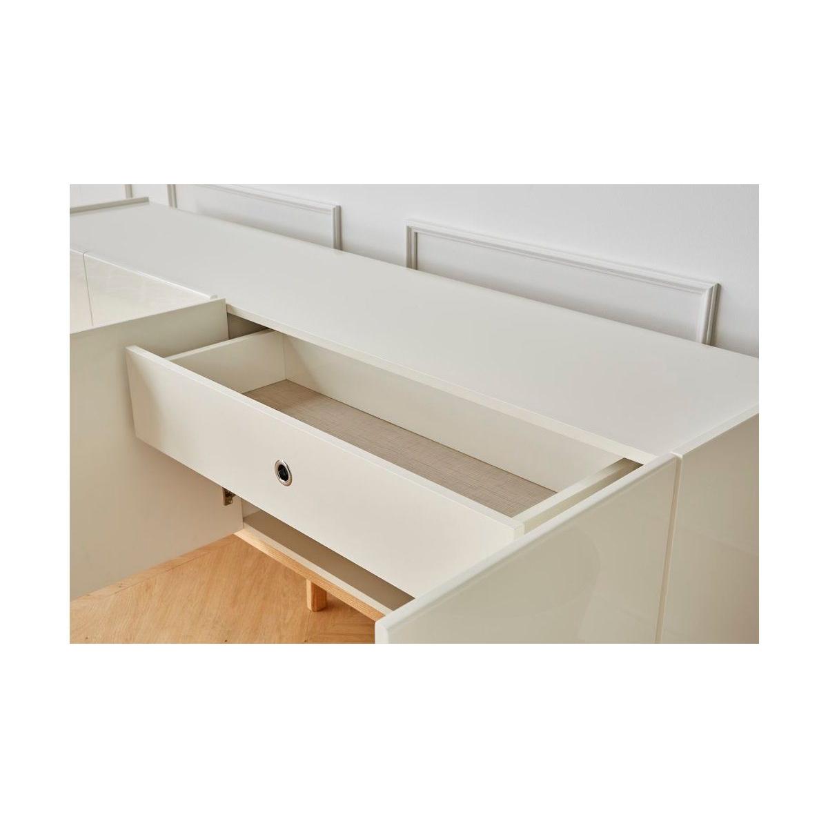 Clara Sideboard, Beige & Light Wood – image 4