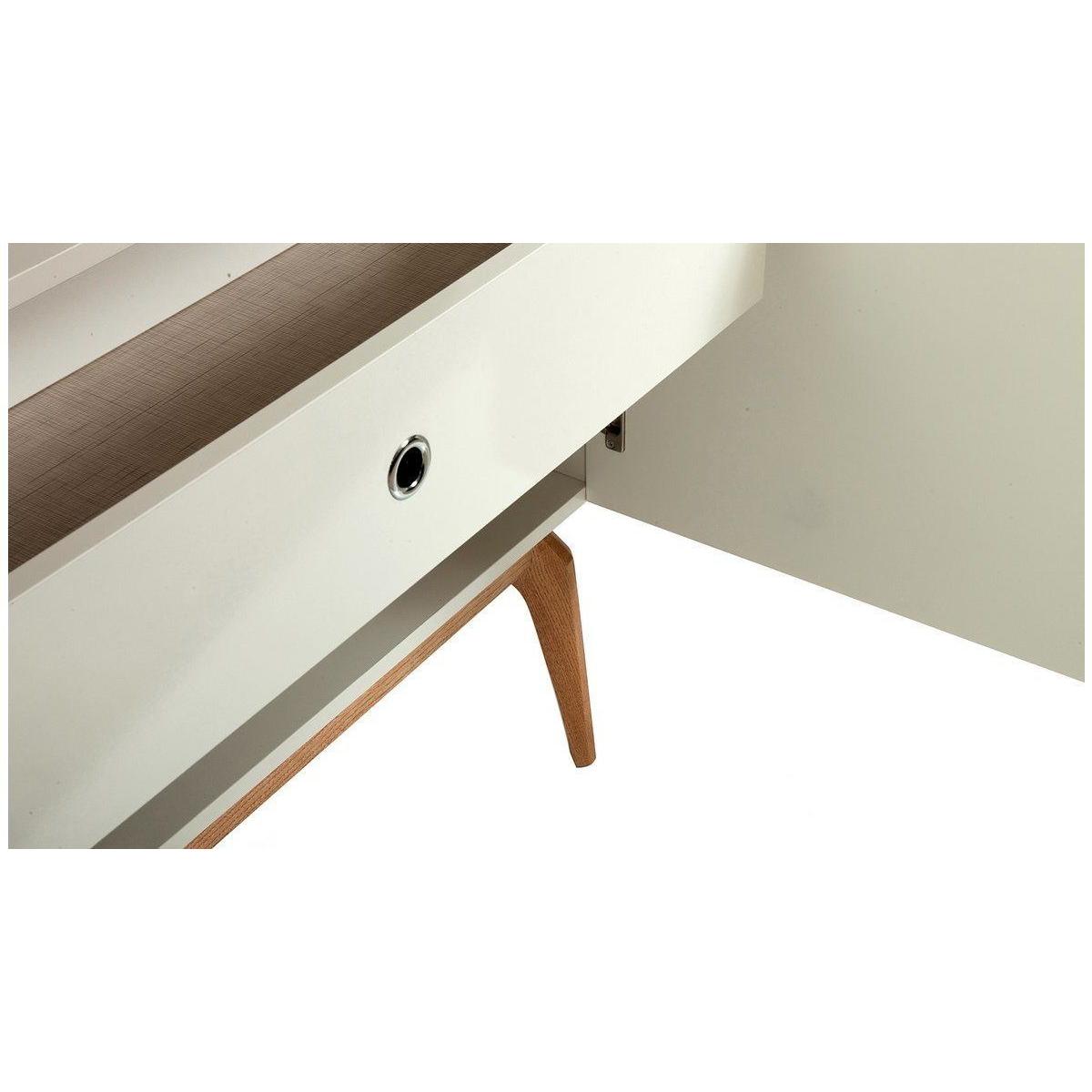 Clara Sideboard, Beige & Light Wood – image 7