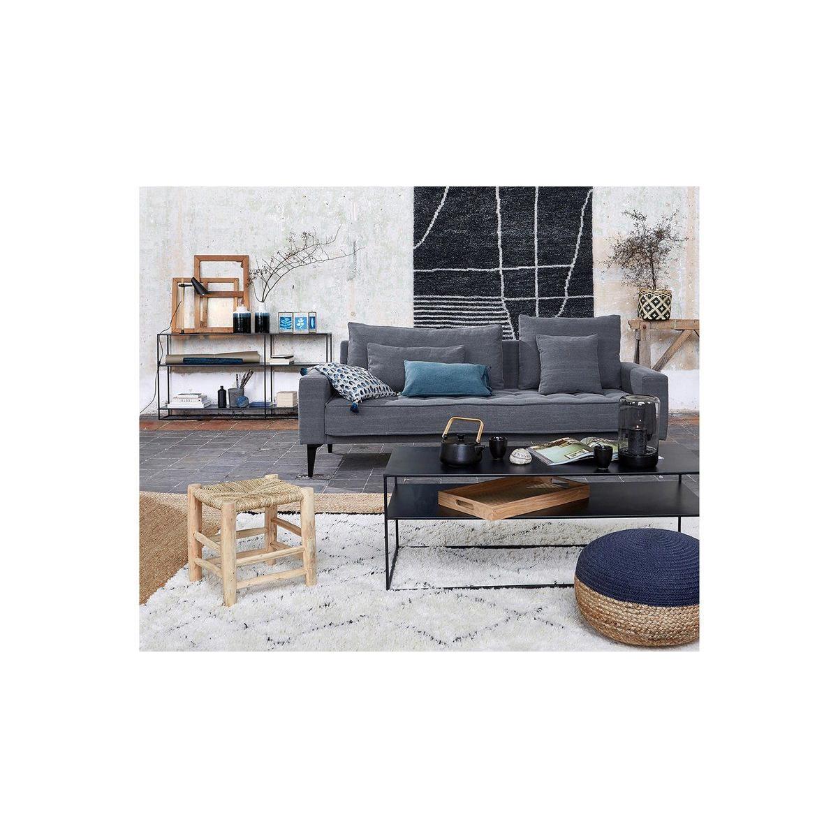 Sat Metal Sideboard, 140 cm, Black – image 4