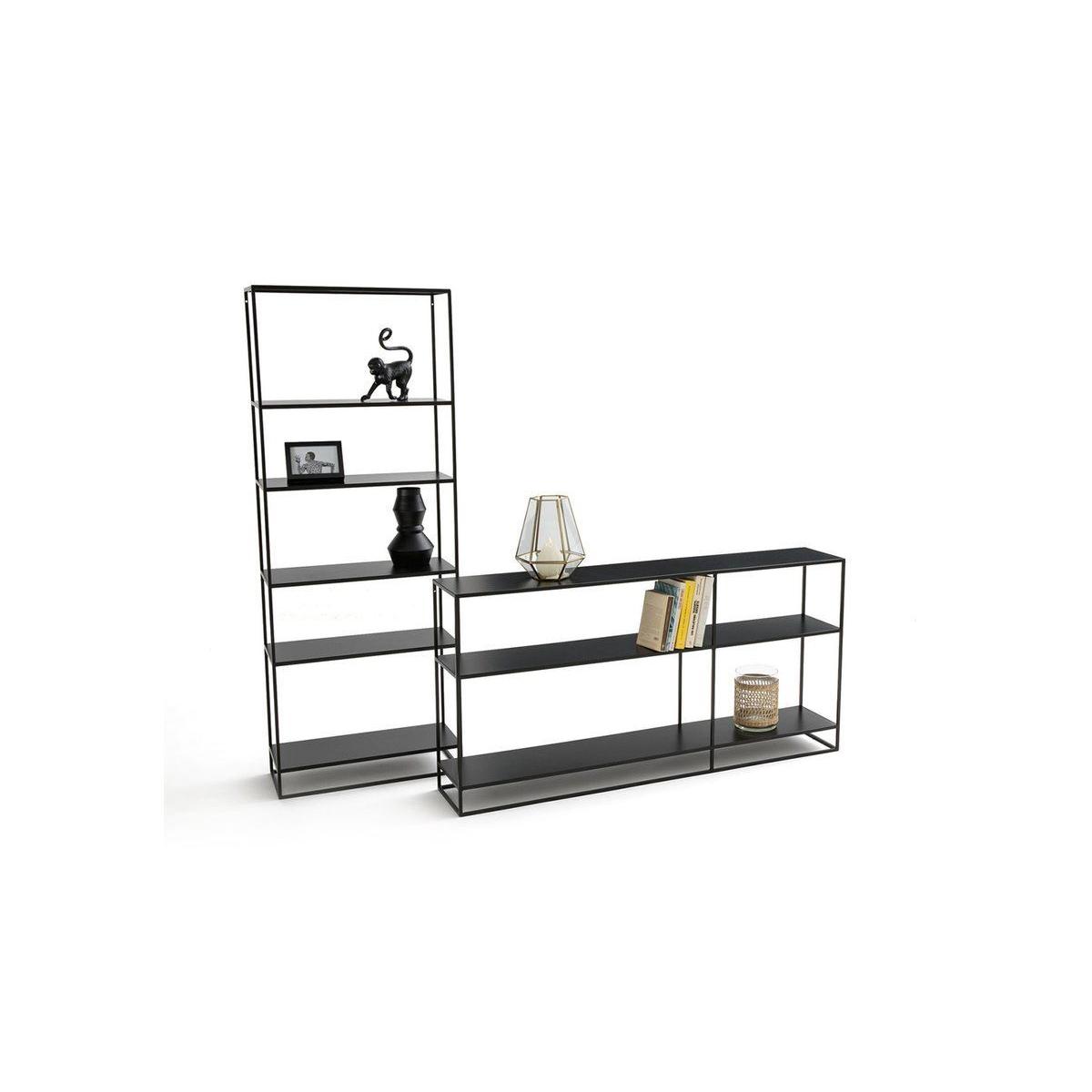 Sat Metal Sideboard, 140 cm, Black – image 5