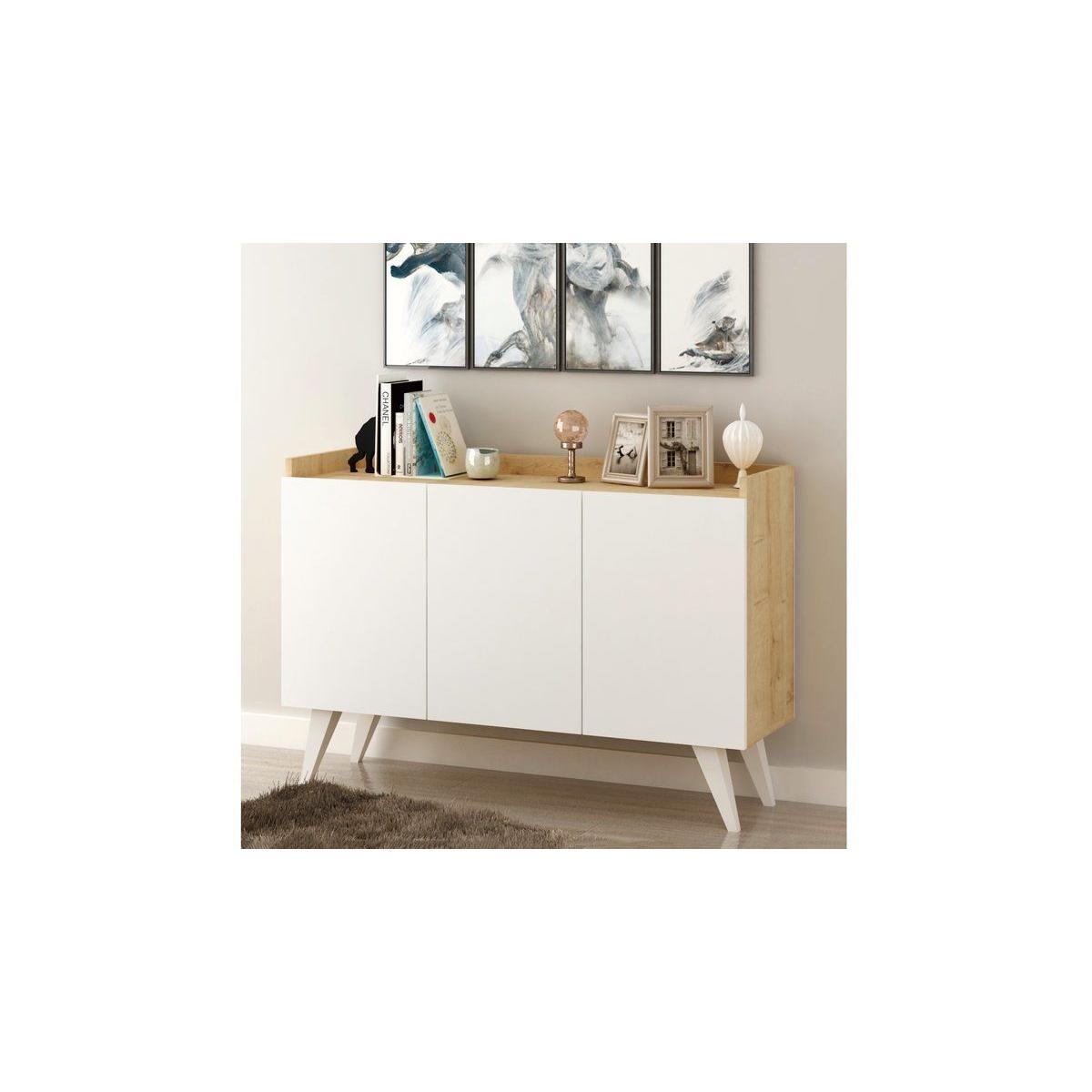 Ariane Sideboard, White & Oak – image 2