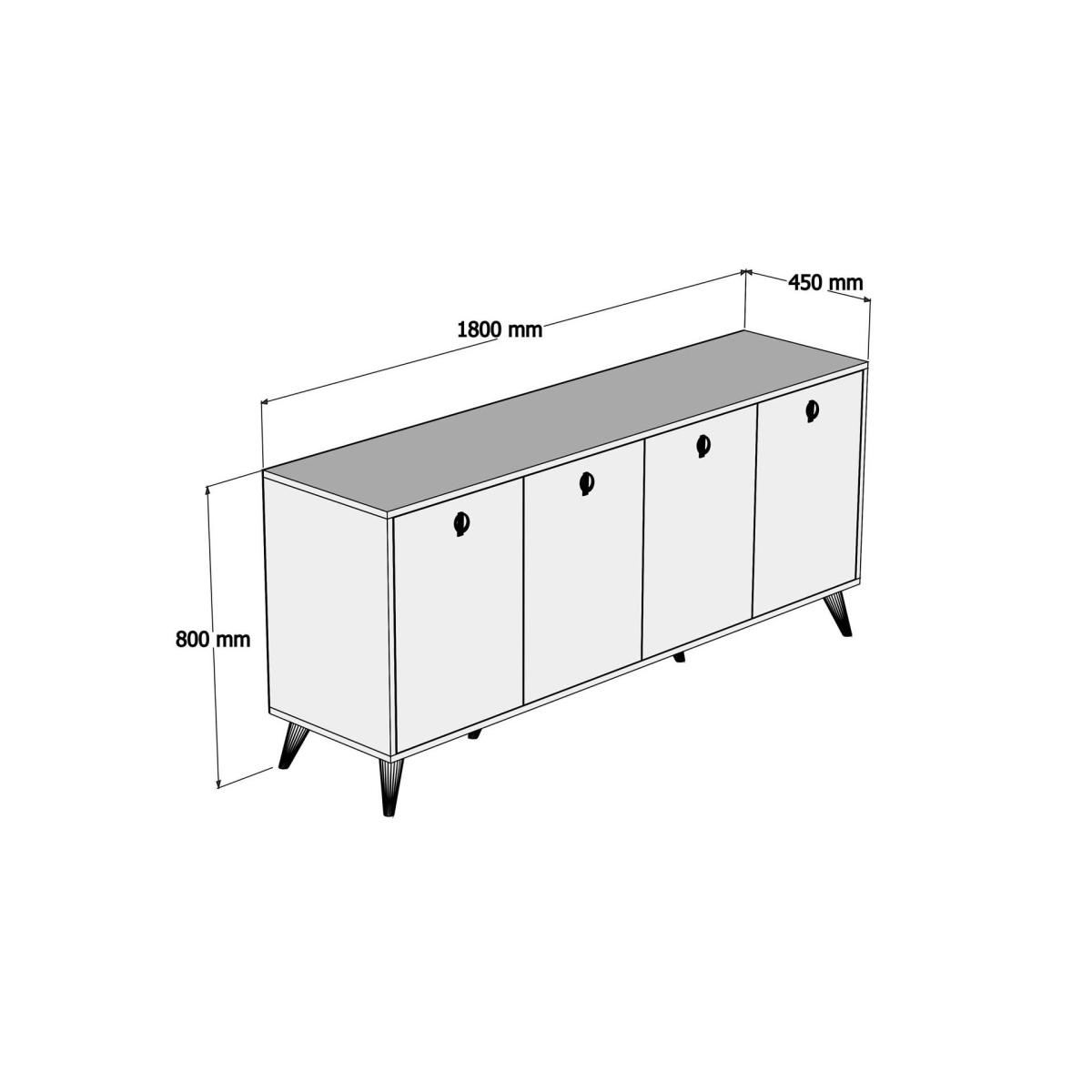 Mezza Elite Sideboard, White – image 5