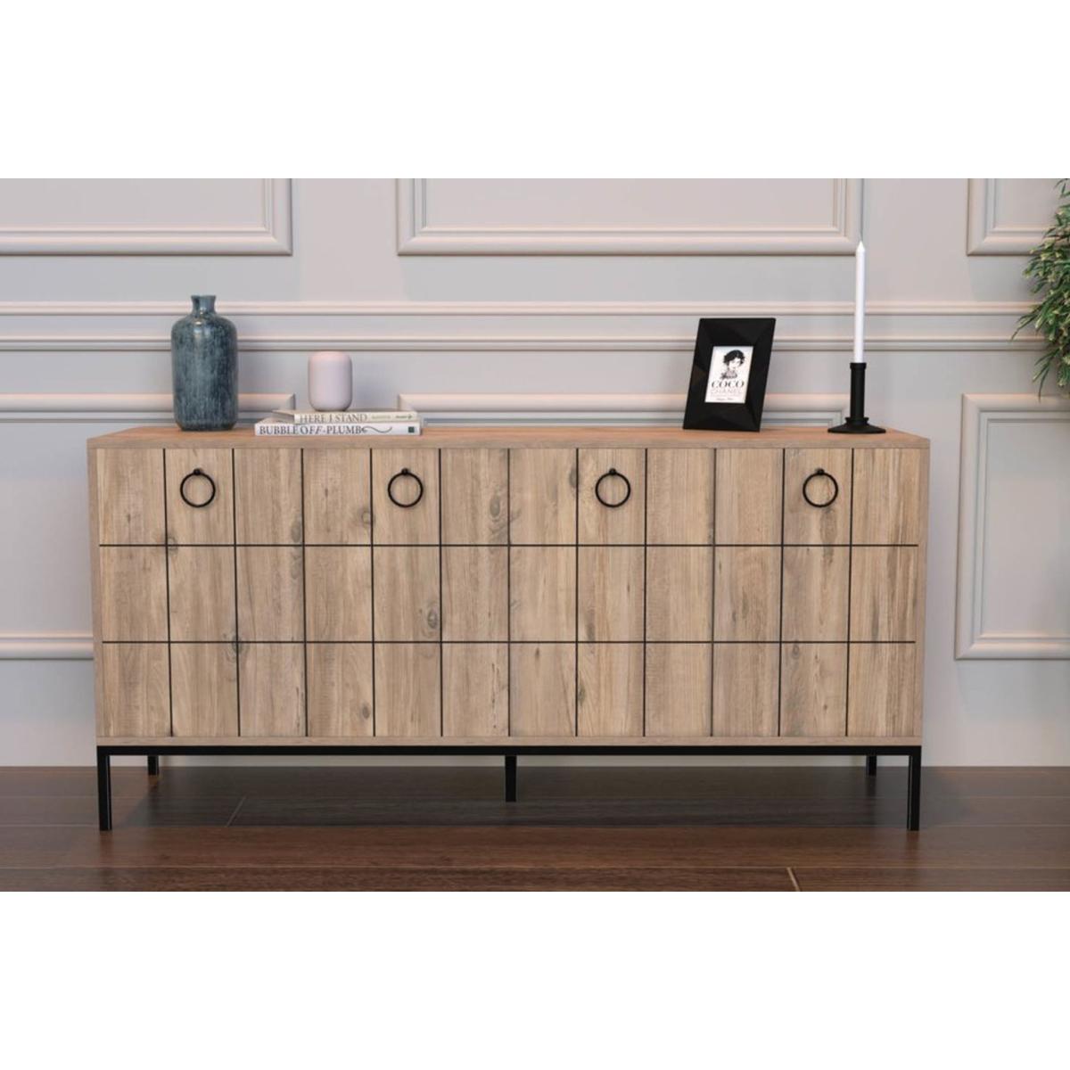 Bimossa Pedro Sideboard,160 Cm, Light Wood – image 2