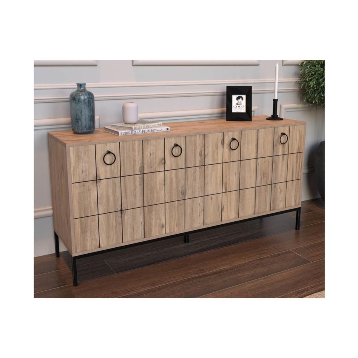 Bimossa Pedro Sideboard,160 Cm, Light Wood – image 4