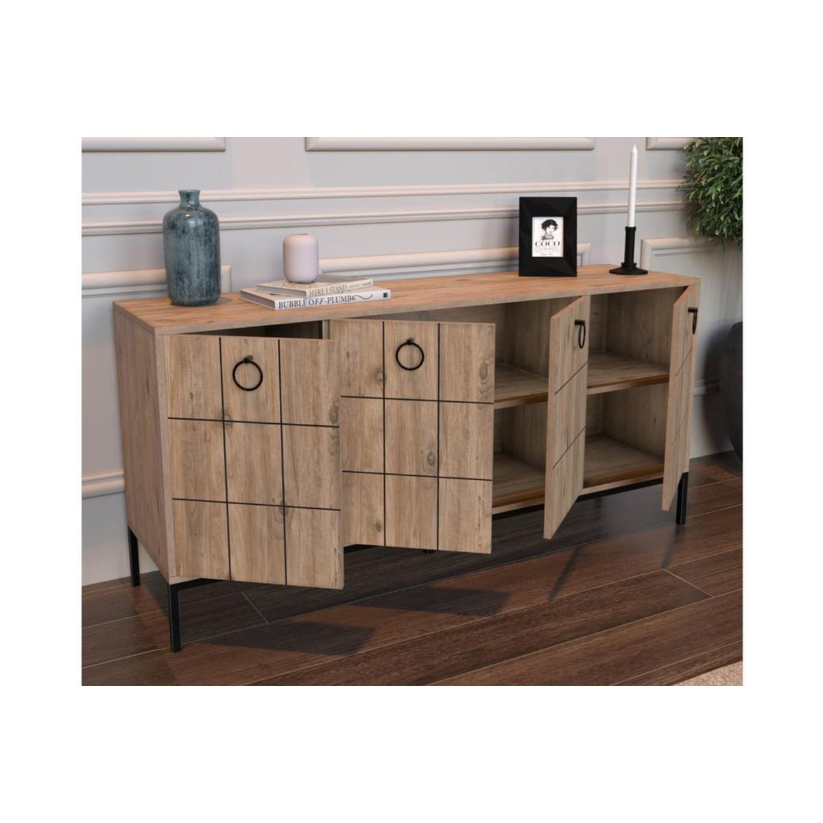 Bimossa Pedro Sideboard,160 Cm, Light Wood – image 5