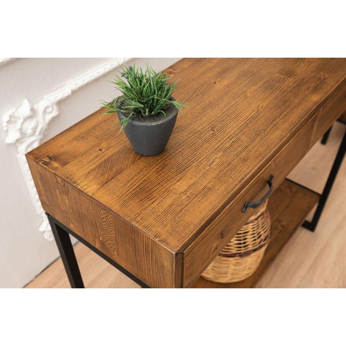 Miray Sideboard, Dark Wood & Black – image 5