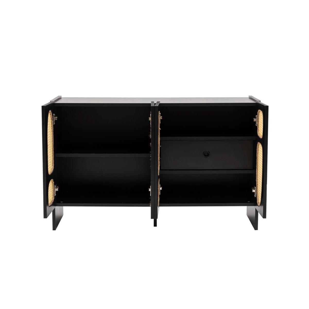 Simona Rattan Sideboard, Black – image 10