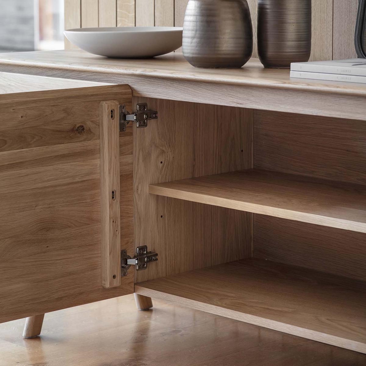 Madison 2 Door 3 Drawer Sideboard in Oak – image 3
