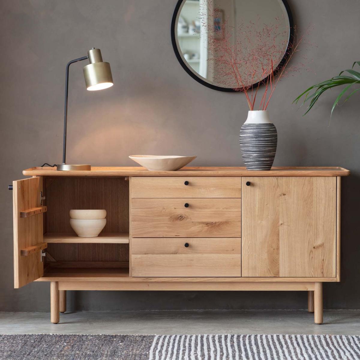 Kendall 2 Door Three Drawer Sideboard – image 2