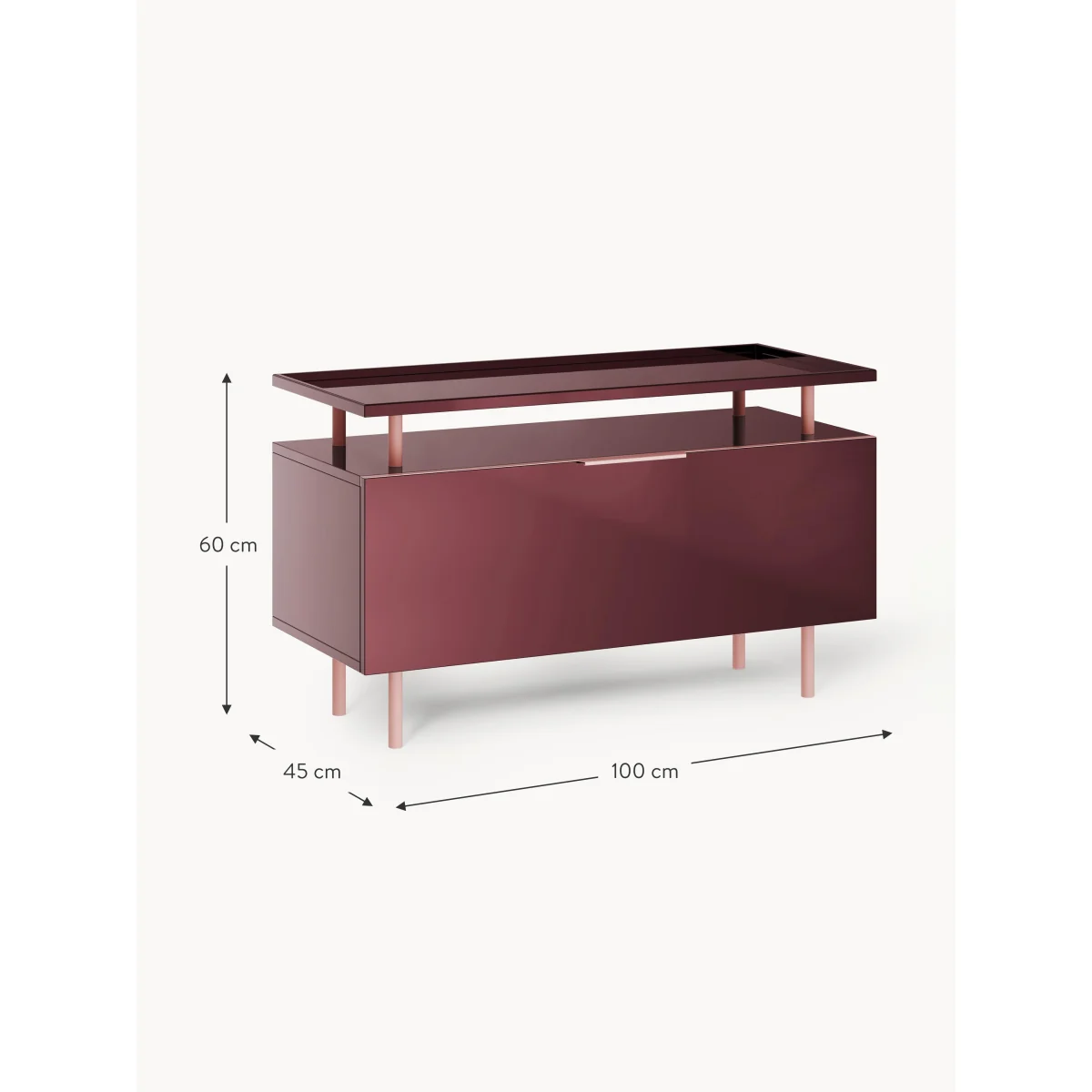 High-gloss Sideboard Lennie – image 9