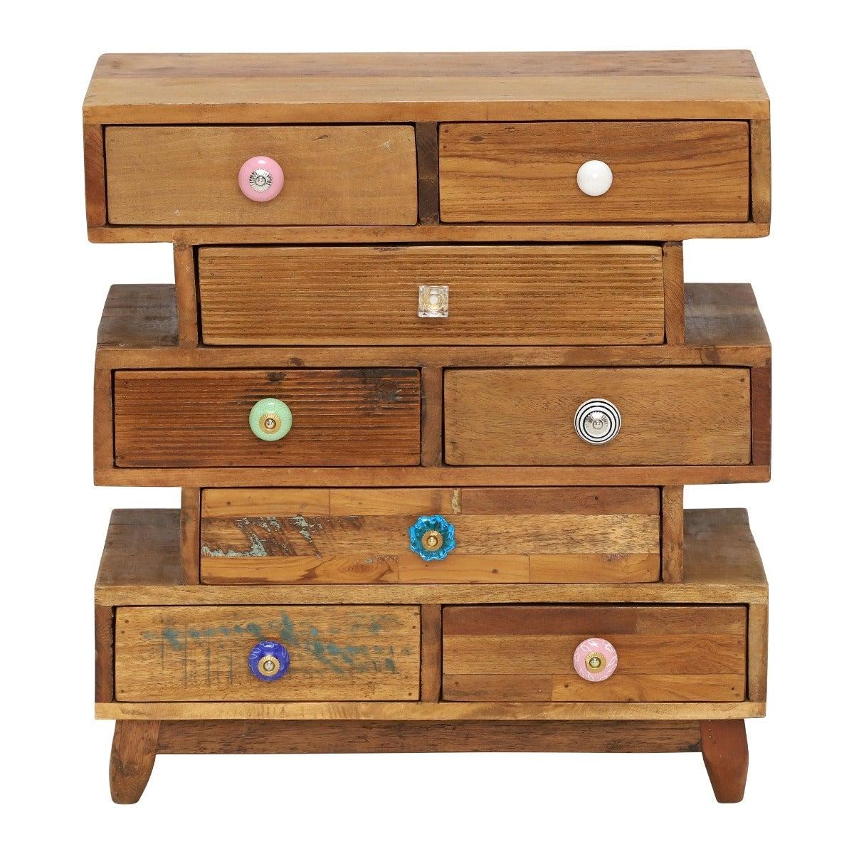 Little Tree Furniture Shimla 8 Chest of Drawers, Brown | Barker & Stonehouse – image 2