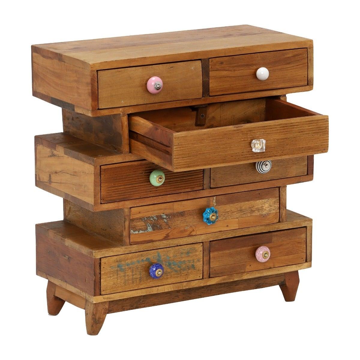 Little Tree Furniture Shimla 8 Chest of Drawers, Brown | Barker & Stonehouse – image 4