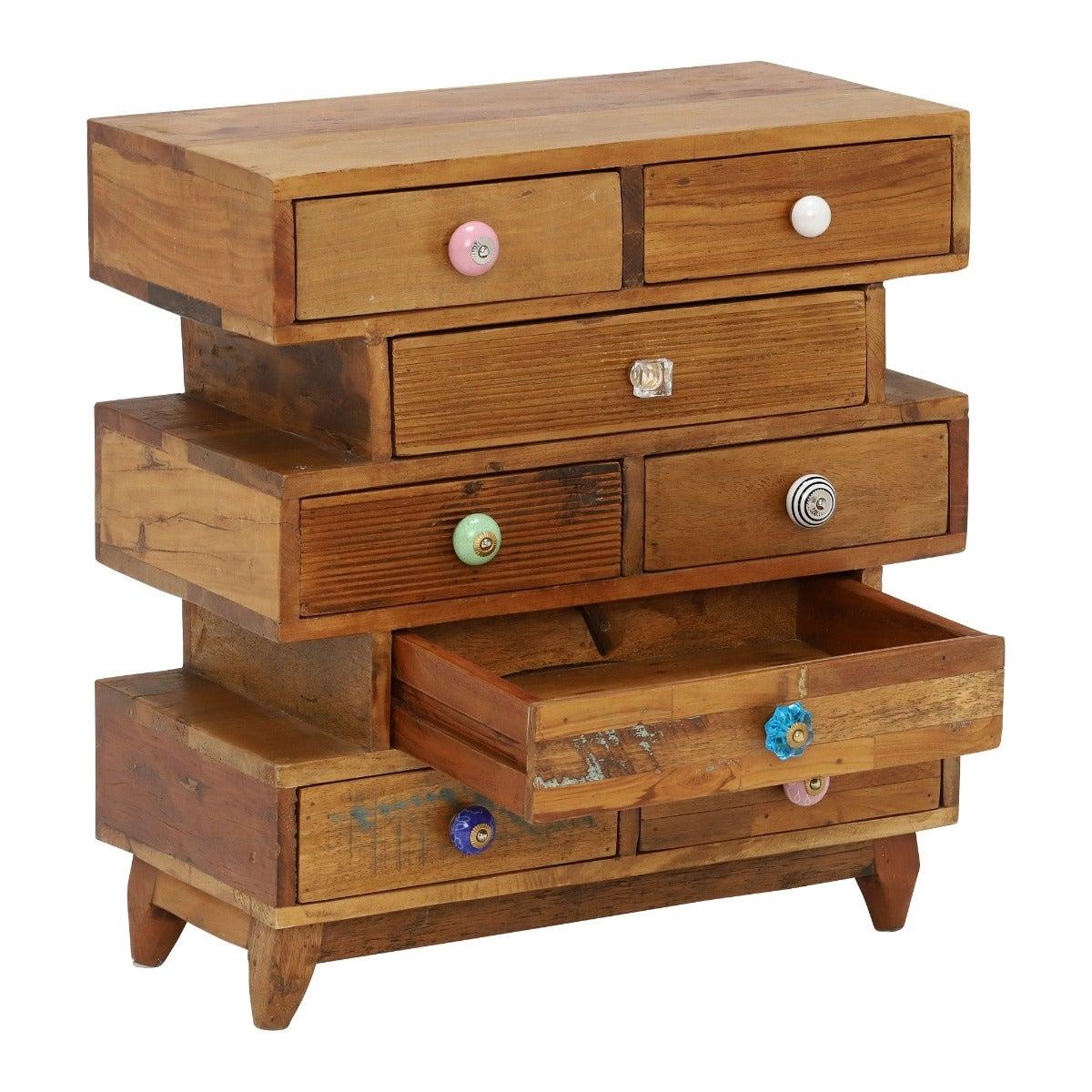 Little Tree Furniture Shimla 8 Chest of Drawers, Brown | Barker & Stonehouse – image 6